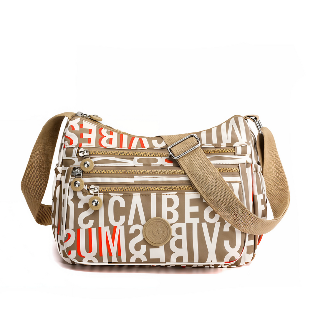 Scripted Margarita Patterned Crossbody Handbag